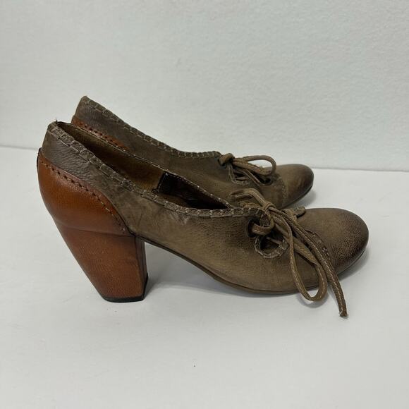 AS 98 Airstep Brown Leather Oxford Lace Up Shoes EU 39 US 8.5-9 Avante Garde - Picture 5 of 10